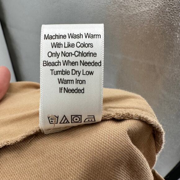 Coldwater Creek NWT Bi Stretch Novelty Twill Cropped Pants Khaki // 18 - Picture 10 of 10